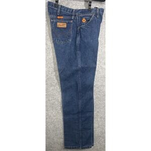 Wrangler FR 13MWZ Jeans Mens 34x30 Blue Flame Resistant Workwear 2 Pair